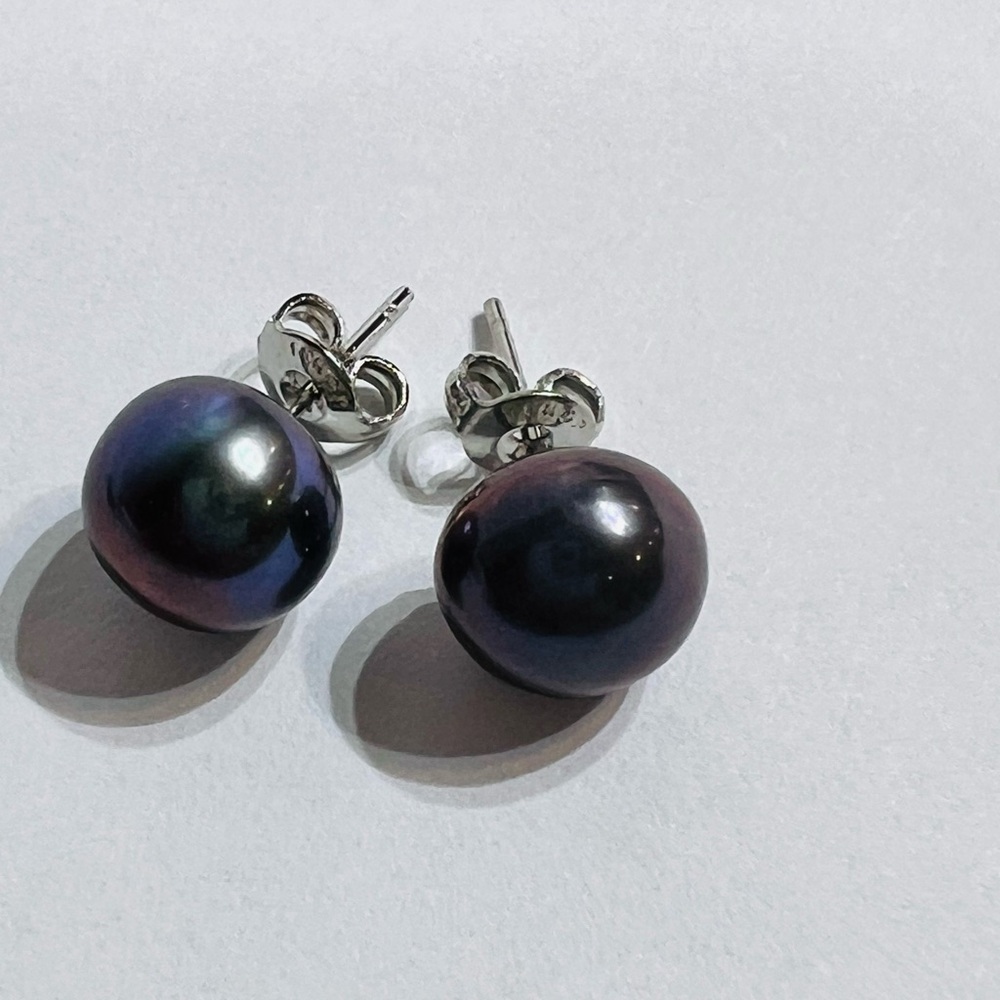 925 Sterling Silver Freshwater pearl earrings